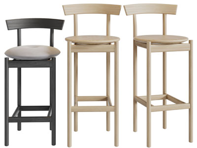 北欧实木吧椅吧凳