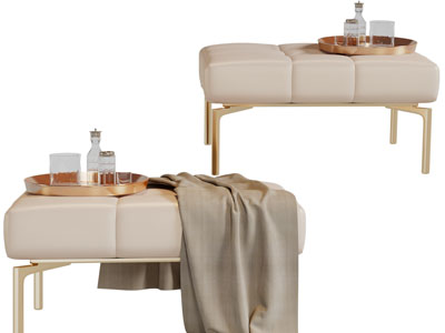 现代轻奢沙发凳子