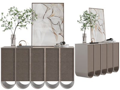 现代玄关柜、边柜