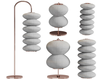 新中式台灯、落地灯