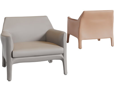 现代单人沙发3d模型 现代单人沙发