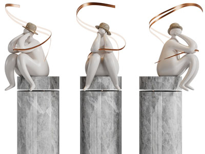 现代雕塑雕刻摆件
