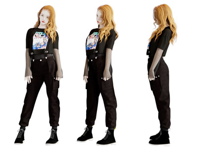 黄头发的女人人物