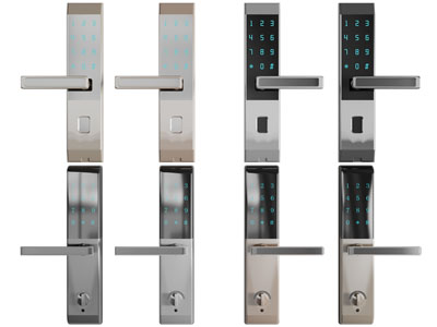 现代密码锁、门锁3d模型 现代密码锁、门锁