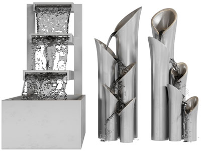 新中式水景景观园艺小品