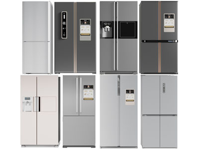 现代加宽电冰箱