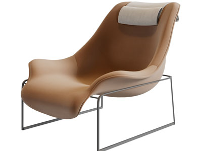 现代单人沙发3d模型 现代单人沙发