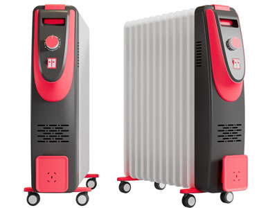 现代电热器、电暖气、电油丁取暖器