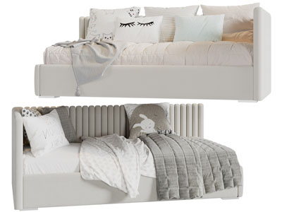 现代布艺多功能沙发床3d模型 现代布艺多功能沙发床