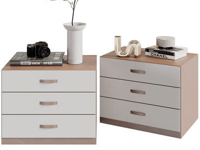 现代床头柜