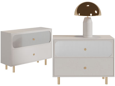 现代轻奢床头柜