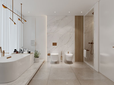 现代轻奢卫浴间