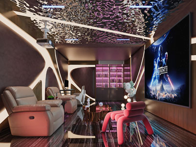 现代影音室、视听室