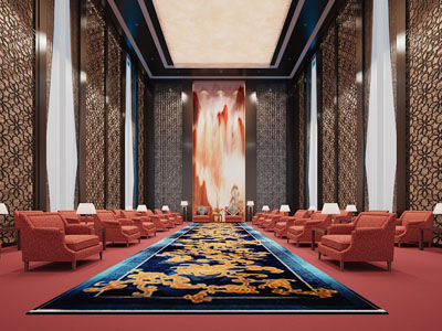 新中式贵宾室、接待厅