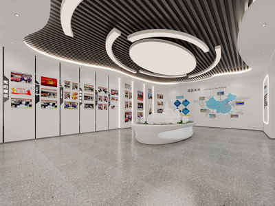 现代党建文化宣传展厅展览