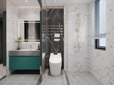 现代轻奢卫浴间