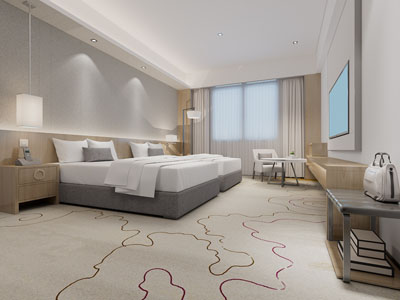 新中式酒店客房