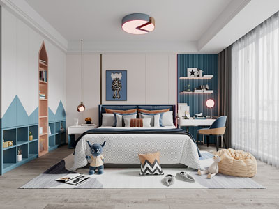 现代卧室儿童房