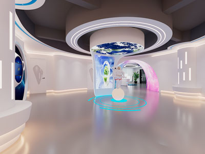 现代科技大堂展厅展览
