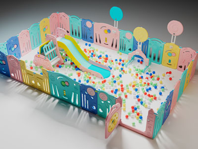 现代儿童游乐场