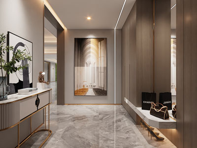 现代轻奢玄关过道门厅