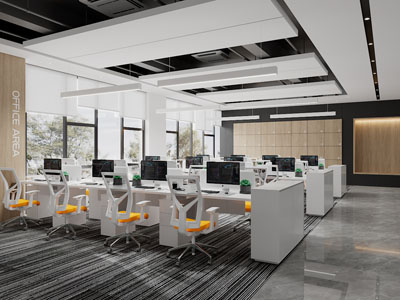 现代公共办公区