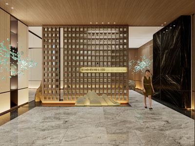 新中式玄关门厅