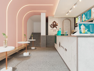 北欧冷饮奶茶店