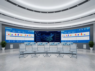 现代监控室指挥中心