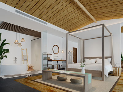 日式民宿酒店客房