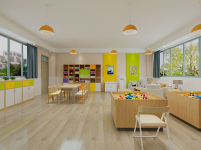 北欧幼儿园接待区