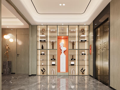 现代入户电梯间