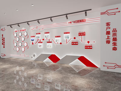 现代党建文化宣传展厅展览