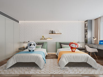 北欧儿童房卧室