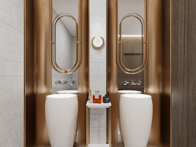 现代轻奢酒店洗手间