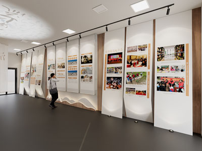 新中式党建文化宣传展厅展览