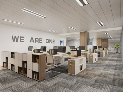 现代公共办公区