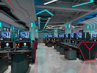 工业loft网吧、网咖