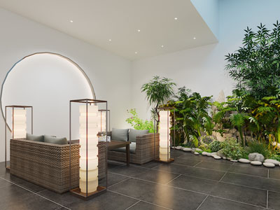 侘寂风露台、阳台