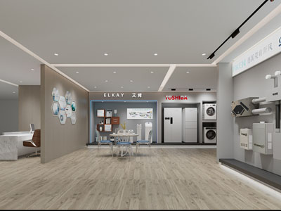 现代企业商品展厅展览