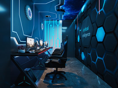 后现代电竞游戏包房