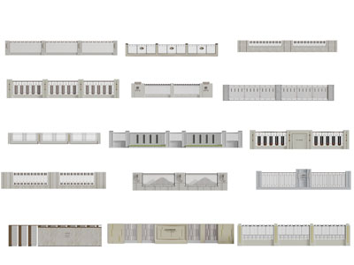 新中式围墙、围栏