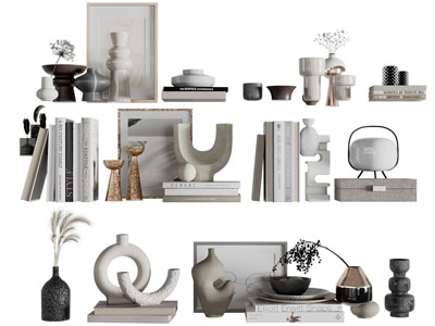 侘寂风装饰品摆件组合