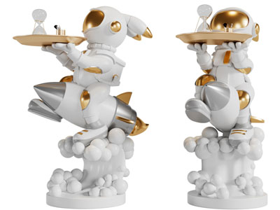 现代托盘装饰品摆件