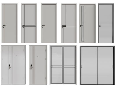 新中式平开门、推拉门