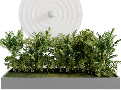 现代户外花坛植物景观园艺小品