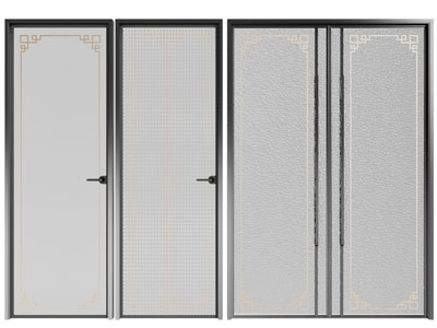 新中式平开门 、推拉门