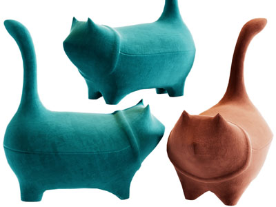 现代儿童卡通动物凳子