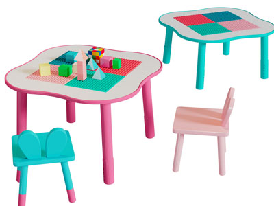 现代儿童桌椅组合