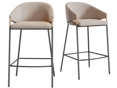 现代轻奢吧椅吧凳